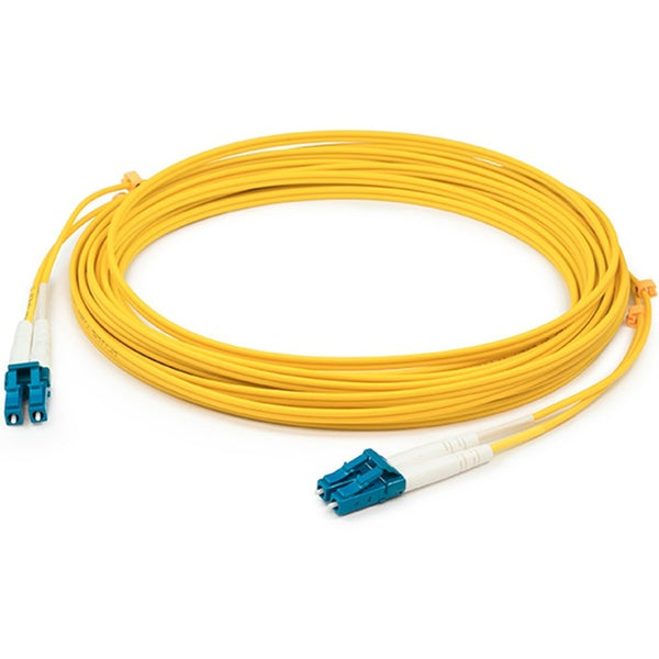 1m LC (Male) to LC (Male) Straight Yellow OS2 Duplex Fiber OFNR (Riser-Rated) Patch Cable