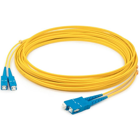 AddOn 10m SC (Male) to SC (Male) Yellow OS1 Duplex Fiber OFNR (Riser-Rated) Patch Cable