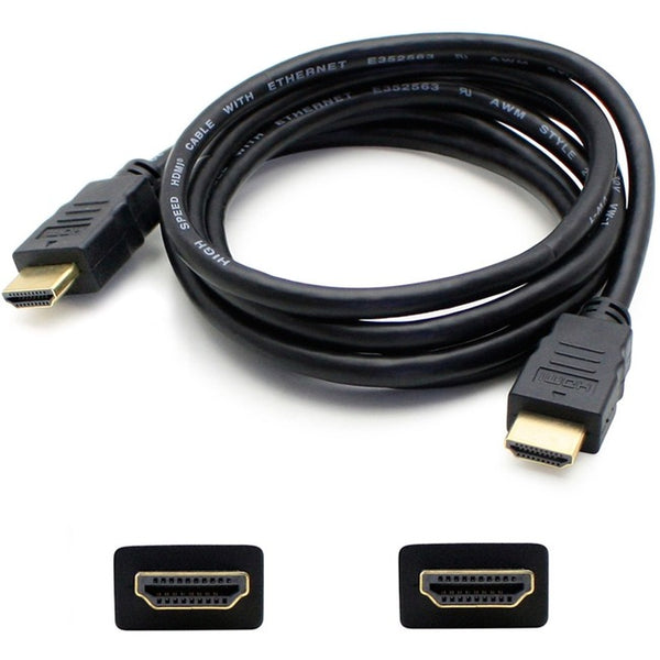 AddOn 1ft HDMI Male to Male Black Cable