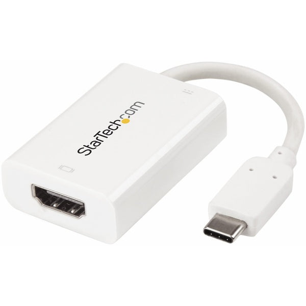 StarTech.com USB-C to HDMI Adapter with USB Power Delivery - USB Type-C to HDMI Converter for Computers with USB C - USB Type C - 4K 60Hz