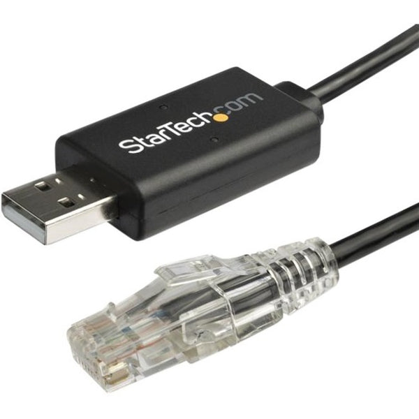 StarTech.com 6 ft. / 1.8 m Cisco USB Console Cable - USB to RJ45 Rollover Cable - Transfer rates up to 460Kbps - M/M - Windows®, Mac and Linux® Compatible
