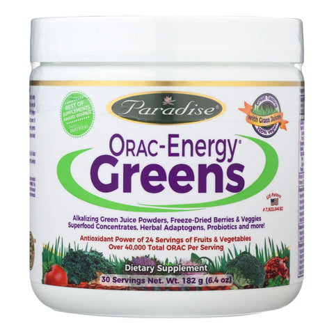 Paradise Herbs Orac Energy Greens - 6.4 Oz