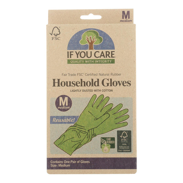 If You Care Household Gloves - Medium - 12 Pairs