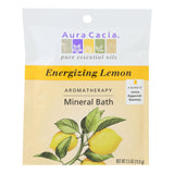 Aura Cacia - Aromatherapy Mineral Bath Energizing Lemon - 2.5 Oz - Case Of 6